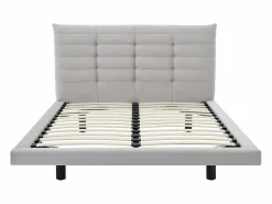 Hot Cama de 160 x 200 cm con cabecero capitoné de terciopelo - NISATIO Cama Adulto