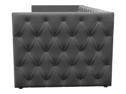Cama de día 90x200 cm, cama nido 90x190 cm - Cama infantil en terciopelo con somier de láminas Cama Terciopelo|Cama Diván