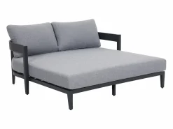 Cama de jardín de aluminio - Antracita - NYDELO de Tumbona