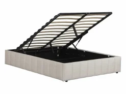Habitat et jardin Cama doble con box de terciopelo "Meribel" - - 140 x 190 cm