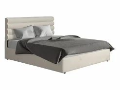 Clearance Cama doble de terciopelo de diseño "Livigno" - 140 x 190 cm - Cama Terciopelo