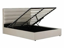 Clearance Cama doble de terciopelo de diseño "Livigno" - 140 x 190 cm - Cama Terciopelo
