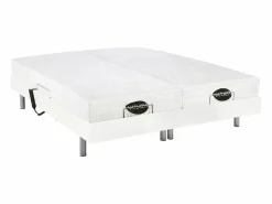 NATUREA Cama eléctrica relajación terminales LYSIS - 2 x 70 x 190 cm -