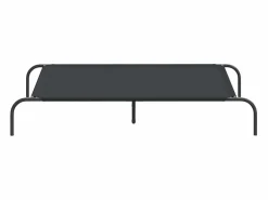 Clearance Cama elevada para perros negra 130x80x20 cm tela Oxford y acero Cama De Animales De Compañía
