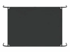Clearance Cama elevada para perros negra 130x80x20 cm tela Oxford y acero Cama De Animales De Compañía
