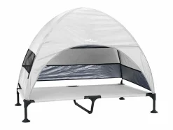 Best Clicnbuy Cama Elevada para Perros Manual Gris plata 127 x 81 x 108 cm Plateado