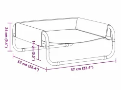 Best Cama elevada para perros tela oxford y acero Cama De Animales De Compañía