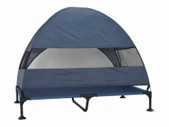 Clicnbuy Cama Elevada para Perros Manual Azul marino 127 x 81 x 108 cm