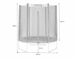 Discount Cama elástica con protección red, 180cm Cama Elástica