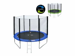 Best Happy Garden Cama elástica de 305cm reversible /azul con accesorios ADELAÏDE - Verde