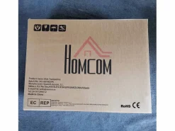 Homcom Cama elástica Garden red de seguridad + postes acolchados Ø163,5x190 cm Rosa