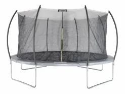 New Cama elástica red interior con pack de accesorios, 490cm gris Cama Elástica