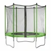 Discount Cama elástica Yoopi - Ø 2.44 m - con red + escalera + cubierta de protección + kit de anclaje Cama Elástica