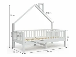 Cama en forma de casa 168x83x155 noemi Cama Montessori