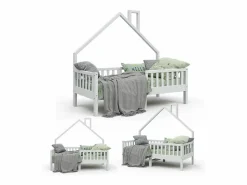 Discount Cama en forma de casa 168x83x155 noemi Cama Montessori