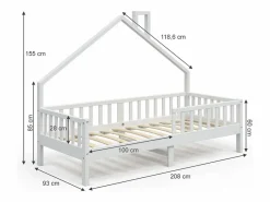 Vicco Cama en forma de casa 208x93x155 noemi