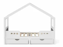 Clearance Cama infantil cabina 90x200cm con 2 cajones y pizarra - Cama Montessori