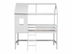 Sale Happy Garden Cama infantil de entrepiso 190x90cm MARGOT Blanco