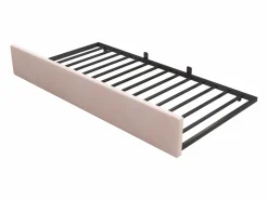 Sale Hauss Spole Cama infantil 90x200 cm con cama nido 90x190 cm, tapizado en terciopelo , sin colchón Rosa