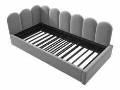 Hauss Spole Cama infantil 90x200 cm con cama nido 90x190 cm, tapizado en terciopelo , sin colchón