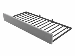Hauss Spole Cama infantil 90x200 cm con cama nido 90x190 cm, tapizado en terciopelo , sin colchón