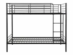 Discount Vente-unique Cama litera 2 x 120 x 190 cm color - DUOTIS II Negro