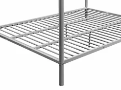 Vente-unique Cama litera GEMINI II de 2x140x190 cm en color plata