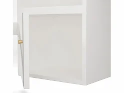 ModernLuxe Cama mezzanine de 90x200 cm - con escalera de seguridad de 4 peldaños - con mesa - con estante - con barreras de seguridad - (sin colchón)