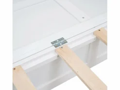 ModernLuxe Cama multifuncional retráctil 140x200 cm de madera maciza - con cajón y soporte en el cabecero -
