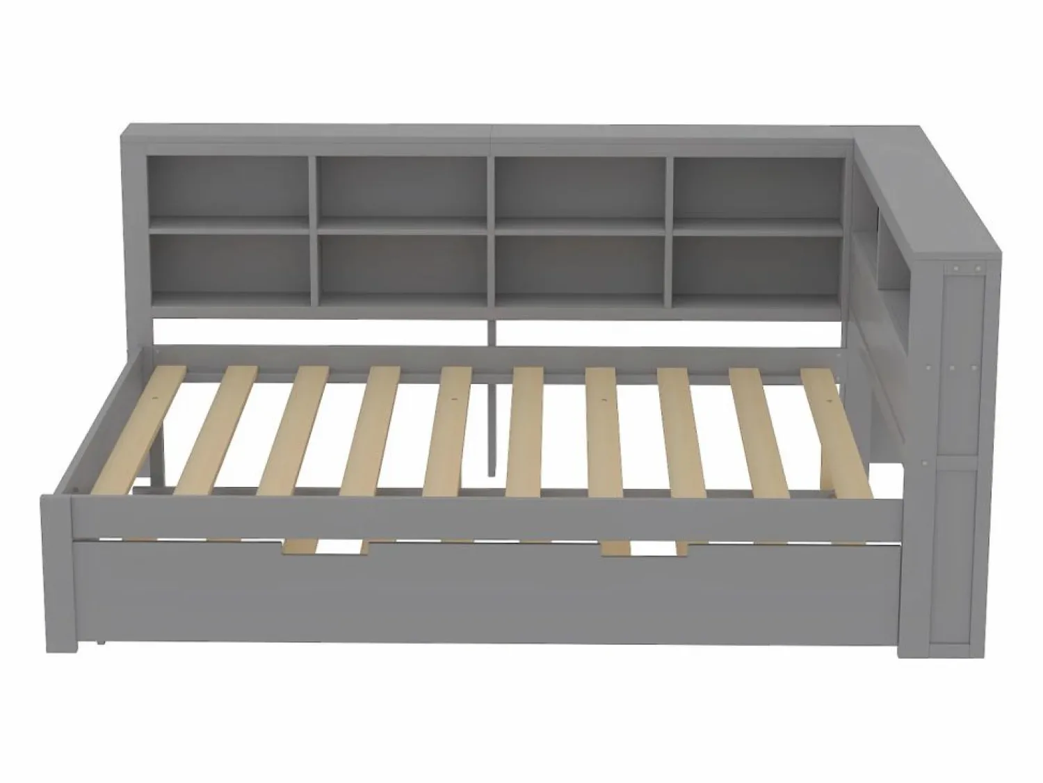 Sale Cama nido 140 x 200 cm + 90 x 190 cm con toma USB y almacenaje - madera maciza - Cama Nido