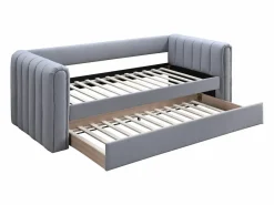 Sale Cama nido 90 x 190 cm de tela y en color + colchón - SAHONA Cama Diván|Cama Nido
