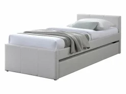 Clearance Vente-unique Cama nido 90 x 190 cm tela + colchón - DORITALO Beige