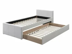 Clearance Vente-unique Cama nido 90 x 190 cm tela + colchón - DORITALO Beige