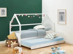 Best Cama nido cabaña 2 x 90 x 190 cm de madera de pino - HURRA Cama Nido|Cama Infantil