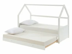 Best Cama nido cabaña 2 x 90 x 190 cm de madera de pino - HURRA Cama Nido|Cama Infantil