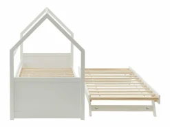 Best Cama nido cabaña 2 x 90 x 190 cm de madera de pino - HURRA Cama Nido|Cama Infantil