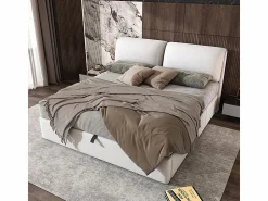 Discount Cama nido en terciopelo , 180 x 200 cm, con 3 cajones y cabecero ajustable, carga máx. 300kg Cama Terciopelo