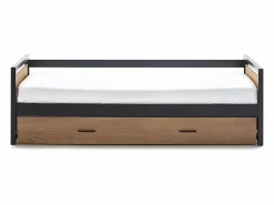 Vente-unique Cama nido industrial 90 x 190 cm MDF, pino y metal BOSTON
