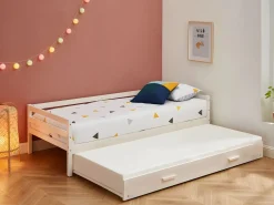 New Cama nido infantil 2 x 90 x 190 cm Pino macizo y MDF AEDAN II Cama Nido|Cama Infantil