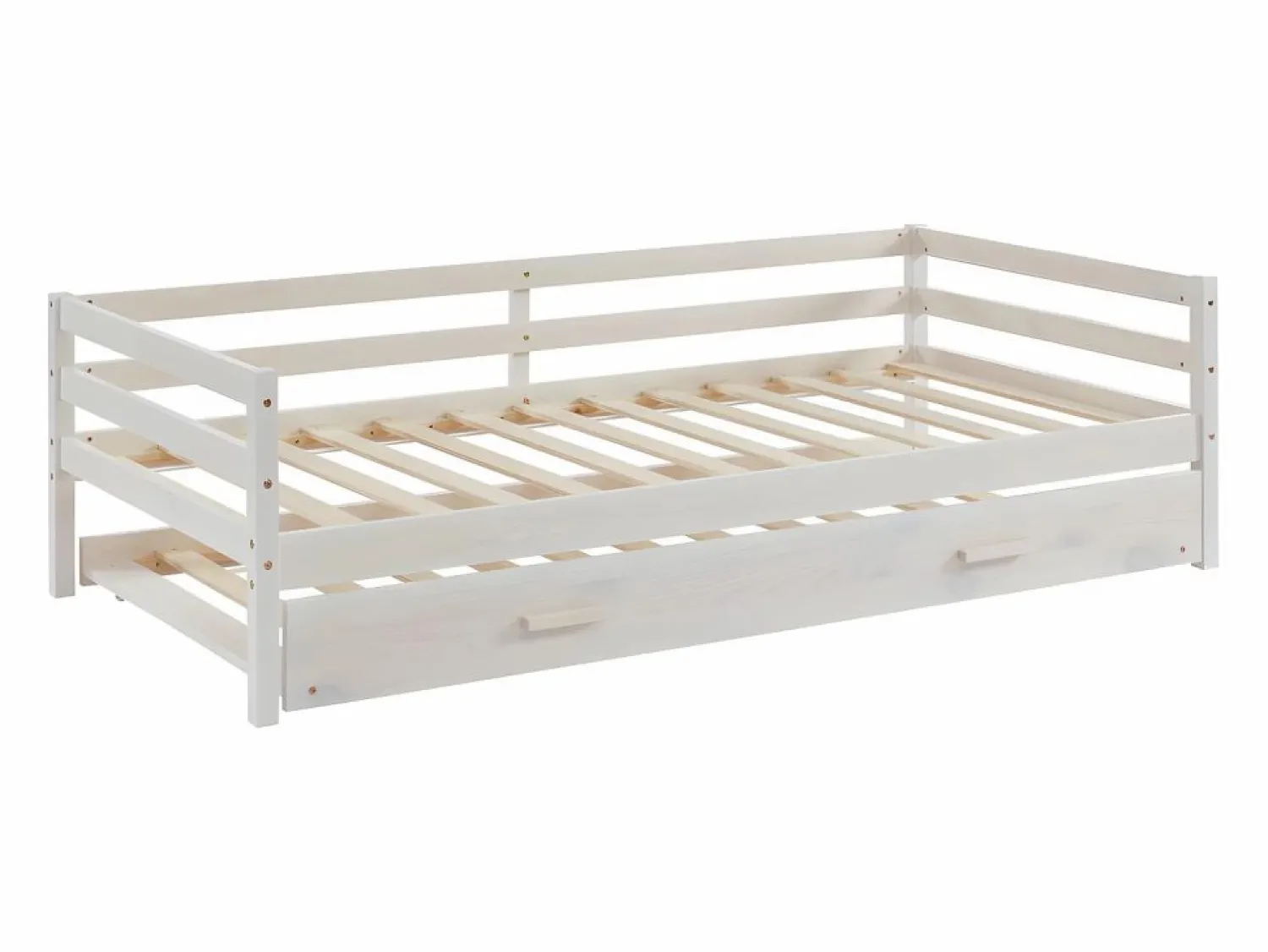 New Cama nido infantil 2 x 90 x 190 cm Pino macizo y MDF AEDAN II Cama Nido|Cama Infantil