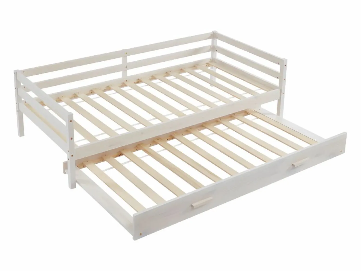 New Cama nido infantil 2 x 90 x 190 cm Pino macizo y MDF AEDAN II Cama Nido|Cama Infantil