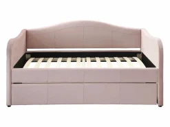 Vente-unique Cama nido MATHILDE 2 x 90 x 190 cm terciopelo