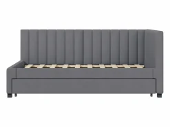 Cama nido tapizada 90x200cm - sofá cama nido, somier de láminas, camas juveniles, camas infantiles, camas supletorias, terciopelo -