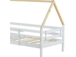 ModernLuxe Cama nido 90x200cm con somier - cama cabina de madera maciza -