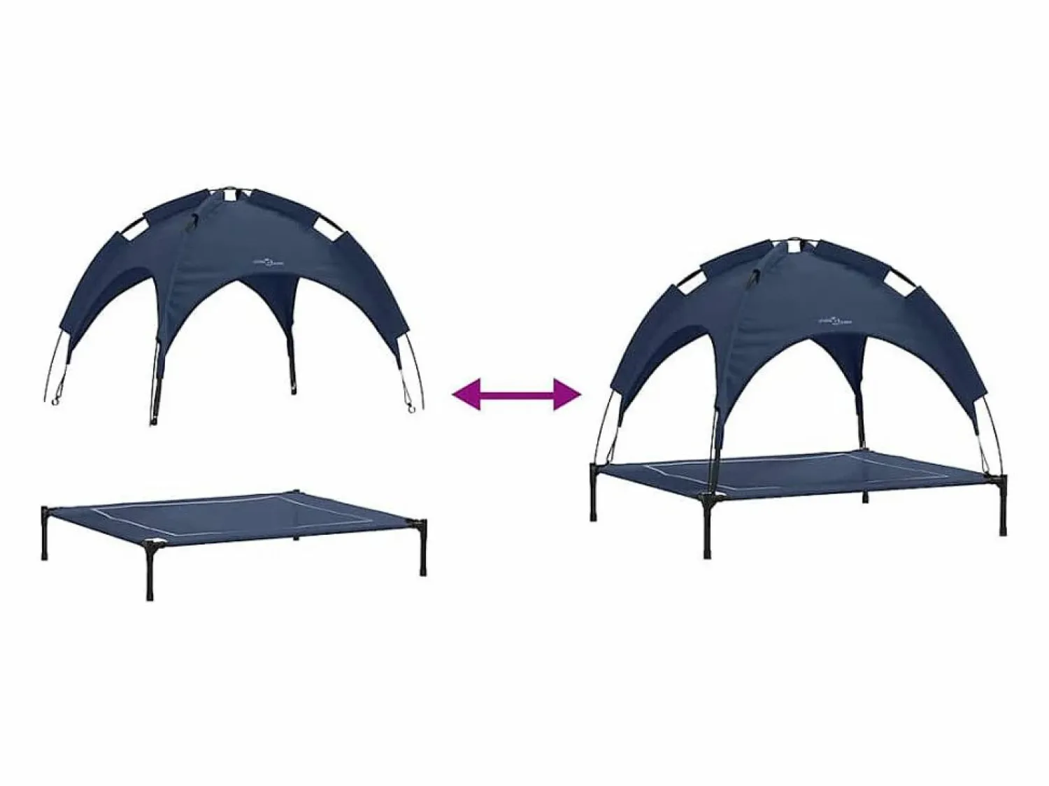 Online Cama para perro Azul marino xl Acero Cama De Animales De Compañía