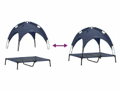 Hot Cama para perro Azul marino l Acero Cama De Animales De Compañía