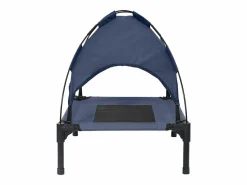 Clicnbuy Cama para perro Azul marino s Acero