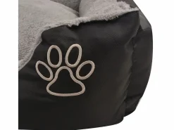 Online Clicnbuy Cama para perro con cojín acolchado Talla M negra Negro