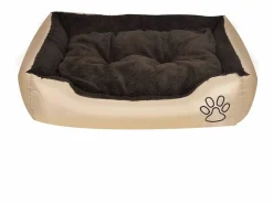 Online Clicnbuy Cama para perro con cojín acolchado talla L Marru00f3n