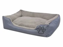 Discount Clicnbuy Cama para perro con cojín acolchado talla L Gris